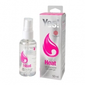 Возбуждающая силиконовая вагинальная смазка Yes Heat - 50 мл. - Sitabella - купить с доставкой в Орске