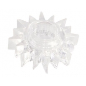 Прозрачное гелевое эрекционное кольцо-солнце - Toyfa Basic - в Орске купить с доставкой