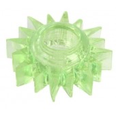 Зеленое эрекционное кольцо-солнце - Toyfa Basic - в Орске купить с доставкой