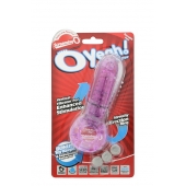 Фиолетовое эрекционное кольцо с вибрацией и пальчиком OYEAH PURPLE - Screaming O - в Орске купить с доставкой