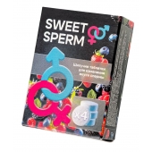 Шипучие таблетки для мужчин Sweet Sperm для изменения вкуса спермы (4 шт. по 0,5 гр.) - Капиталпродукт - купить с доставкой в Орске