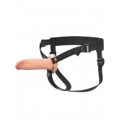 Полый страпон на ремнях 6’’ Hollow Silicone Strap-on - Pipedream - купить с доставкой в Орске