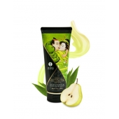 Массажный крем для тела с ароматом груши и зелёного чая Pear   Exotic Green Tea - 200 мл. - Shunga - купить с доставкой в Орске