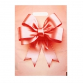 Пакет с принтом в виде банта с вырубной ручкой (30х40 см) - Сима-Ленд - купить с доставкой в Орске