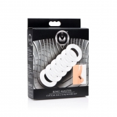 Комплект из 6 прозрачных эрекционных колец Ring Master Custom Ball Stretcher Kit - XR Brands - в Орске купить с доставкой