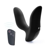 Черный вибромассажер простаты 3,5’’ Remote Control Curve P-spot Massager - 12 см. - Erokay - в Орске купить с доставкой