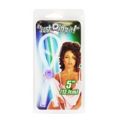 Прозрачное лассо с фиолетовой бусиной SILICONE COCK RING WITH BEAD LAVENDER - NMC - в Орске купить с доставкой