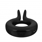 Черное эрекционное кольцо Marry Me Rechargeable Vibrating Cockring - Adrien Lastic - в Орске купить с доставкой