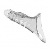 Прозрачная насадка на пенис - 22 см. - Baile - в Орске купить с доставкой