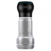 Набор PowerBlow   Feel Pocket Stroker Crystal: мастурбатор и интерактивная насадка - Kiiroo - в Орске купить с доставкой