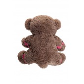 Бондажный набор: бурый мишка с розовыми оковами и наручниками - Pecado - купить с доставкой в Орске