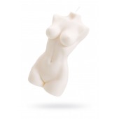 Белая интерьерная свеча в форме женского торса - 850 гр. - Pecado - купить с доставкой в Орске