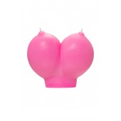 Розовая свеча «Сиськи» - 150 гр. - Pecado - купить с доставкой в Орске