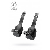 Черные подвесы с белой строчкой - Pecado - купить с доставкой в Орске