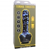 Черно-синяя мини-машина на присоске Tendril Thruster - 21,6 см. - Doc Johnson - купить с доставкой в Орске