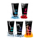 Набор из 5 лубрикантов JUJU (увлажняющий, Hot+, Long, Anal, малина) - JuJu - купить с доставкой в Орске