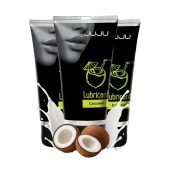 Набор из 3 съедобных лубрикантов JUJU со вкусом кокоса - JuJu - купить с доставкой в Орске