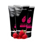 Набор из 3 съедобных лубрикантов JUJU со вкусом малины - JuJu - купить с доставкой в Орске