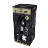 Серебристая анальная втулка с прозрачным кристаллом Mini Metal Butt Plug Size L - 9 см. - Adrien Lastic в Орске Серебристая анальная втулка с прозрачным кристаллом Mini Metal Butt Plug Size L - 9 см. - Adrien Lastic