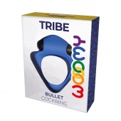 Синее эрекционное кольцо Wooomy Tribeс с вибрацией - Adrien Lastic - в Орске купить с доставкой