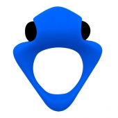 Синее эрекционное кольцо Wooomy Tribeс с вибрацией - Adrien Lastic - в Орске купить с доставкой