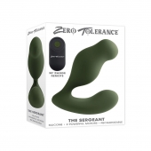 Вибромассажер простаты The Sergeant цвета хаки - Zero Tolerance - в Орске купить с доставкой