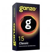 Классические презервативы с обильной смазкой Ganzo Classic - 15 шт. - Ganzo - купить с доставкой в Орске