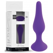 Фиолетовая анальная втулка Silcone Purple Plug Medium - 11 см. - Boys of Toys в Орске Фиолетовая анальная втулка Silcone Purple Plug Medium - 11 см. - Boys of Toys