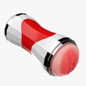 Двусторонний мастурбатор в колбе Power Grip Cup - вагина и ротик - Boys of Toys - в Орске купить с доставкой