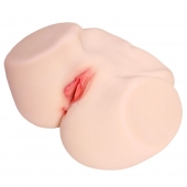 Мастурбатор-полуторс с двойным слоем материала Jenny Onahole Real Vagina - KOKOS - в Орске купить с доставкой