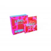 Презервативы с разогревающим эффектом Expert Hot Love - 3 шт. - Expert - купить с доставкой в Орске
