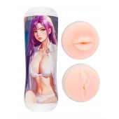 Двусторонний мастурбатор аниме - ротик и вагина - Tokyo Style - в Орске купить с доставкой