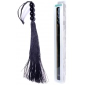 Черная силиконовая плеть - 37 см. - Boys of Toys - купить с доставкой в Орске