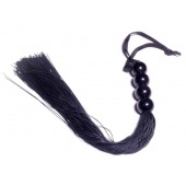 Черная силиконовая плеть - 37 см. - Boys of Toys - купить с доставкой в Орске