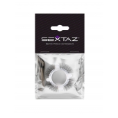 Эластичное кольцо с «ресничками» и 4 шариками - Sextaz - в Орске купить с доставкой