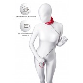 Красный ошейник с подкладкой из меха - ToyFa - купить с доставкой в Орске