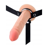 Мужской полый страпон на регулируемых ремнях - 18,5 см. - Sex Expert - купить с доставкой в Орске