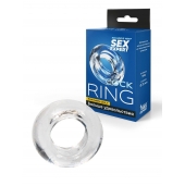 Прозрачное эрекционное кольцо-бублик - Sex Expert - в Орске купить с доставкой