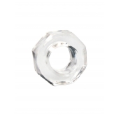 Прозрачное эрекционное кольцо в форме гайки - Sex Expert - в Орске купить с доставкой