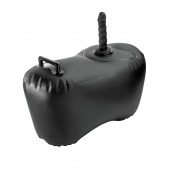 Черное надувное кресло с платформой для фиксации дилдо Body Dock Inflatable Love Seat - Pipedream - купить с доставкой в Орске