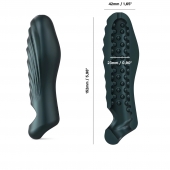 Серая силиконовая насадка на пенис с подхватом Manwan Ryzer - Manwan - в Орске купить с доставкой