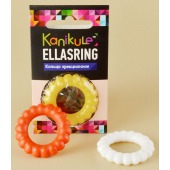 Цветное рельефное эрекционное кольцо Ellasring - Sitabella - в Орске купить с доставкой