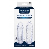 Набор из 2 прозрачных насадок на член Seductive Tickler Sleeves Set - NMC - в Орске купить с доставкой