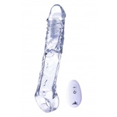 Прозрачная насадка-удлинитель Length Enhancer With Bullet с подхватом - 22,3 см. - NMC - в Орске купить с доставкой