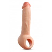 Телесная насадка-удлинитель Thrive 8.75 Inch Realistic Penis Extender Sleeve - 22,2 см. - Blush Novelties - в Орске купить с доставкой
