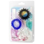 Набор из 3 эрекционных колец разного цвета и рельефа - Boys of Toys - в Орске купить с доставкой