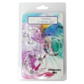 Набор из 3 эрекционных прозрачных колец - Boys of Toys - в Орске купить с доставкой