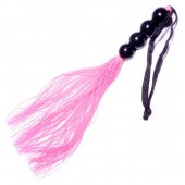 Розовая силиконовая плеть - 35,5 см. - Boys of Toys - купить с доставкой в Орске