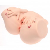 Телесный мастурбатор-полуторс Barbie - Naked Factory - в Орске купить с доставкой