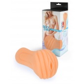 Эластичный мастурбатор в виде вагины телесного цвета - Sexy Girl - в Орске купить с доставкой